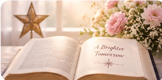 An open book and star symbol, representing truth and learning.